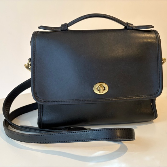VINTAGE COACH COURT BLACK AUTHENTIC - Picture 1 of 15